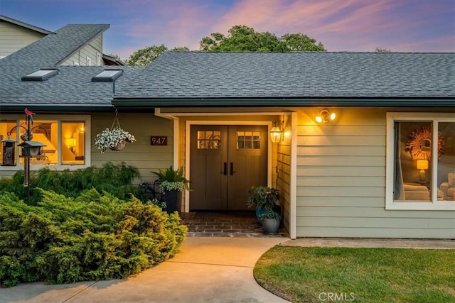 947 Calimex, Nipomo, CA 93444 - property entrance with a shingled roof