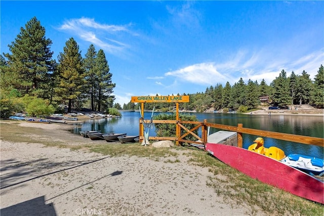 33211 Juniper Ln, Green Valley Lake, CA 92341 - dock area with a water view