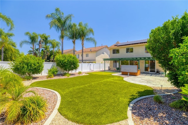 23832 Matador Way, Murrieta, CA 92562 - fenced backyard featuring a patio area and a pergola