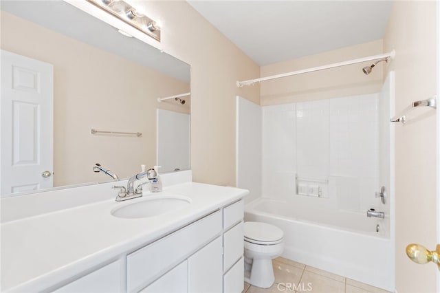 23832 Matador Way, Murrieta, CA 92562 - bathroom with vanity, bathing tub / shower combination, and tile patterned flooring