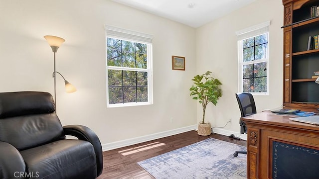 18 Via Canero, San Clemente, CA 92673 - office space with healthy amount of natural light and wood finished floors