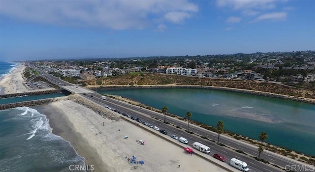 4026 Garfield St, Carlsbad, CA 92008 - aerial view of a highway and waterfront with a beach