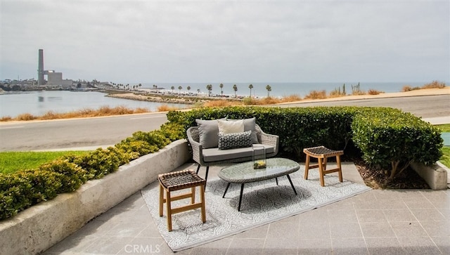 4026 Garfield St, Carlsbad, CA 92008 - view of patio / terrace with a water view and outdoor lounge area