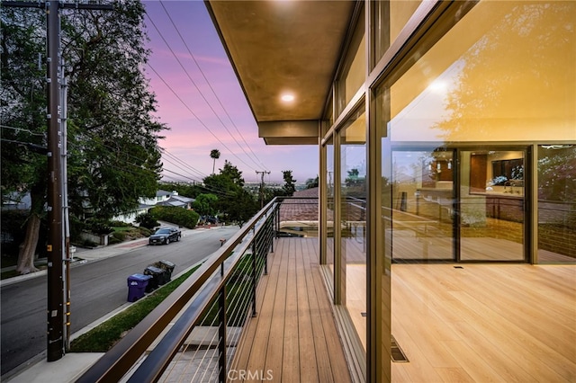 325 N Madison Ave, Monrovia, CA 91016 - view of balcony at dusk