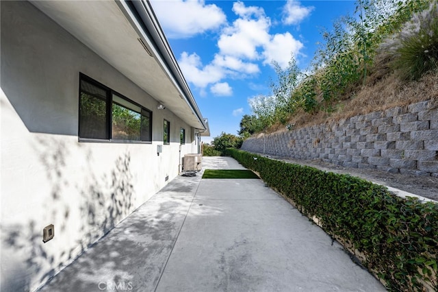 325 N Madison Ave, Monrovia, CA 91016 - view of side of property with stucco siding and a patio area
