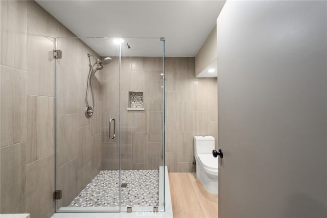 325 N Madison Ave, Monrovia, CA 91016 - full bath with a stall shower and wood finished floors