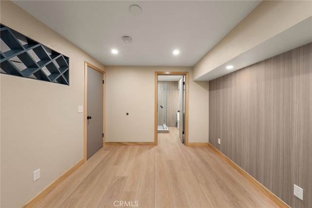 325 N Madison Ave, Monrovia, CA 91016 - finished below grade area featuring light wood finished floors and recessed lighting