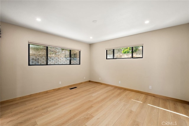 325 N Madison Ave, Monrovia, CA 91016 - spare room featuring light wood-style floors and recessed lighting