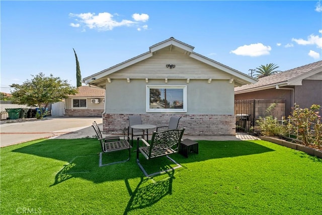 18536 Mescal St, Rowland Heights, CA 91748 - back of property featuring brick siding and stucco siding