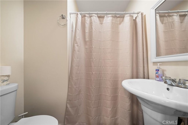 18536 Mescal St, Rowland Heights, CA 91748 - bathroom with toilet and a shower with curtain