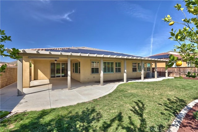 27974 Garda Ct, Menifee, CA 92585 - back of house with stucco siding and a patio