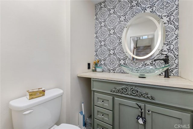 2321 S Magnolia Ave Unit 6E, Ontario, CA 91762 - bathroom with toilet and vanity