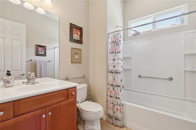 1627 Camino Sueno, Hemet, CA 92545 - bathroom with vanity and shower / bath combination with curtain