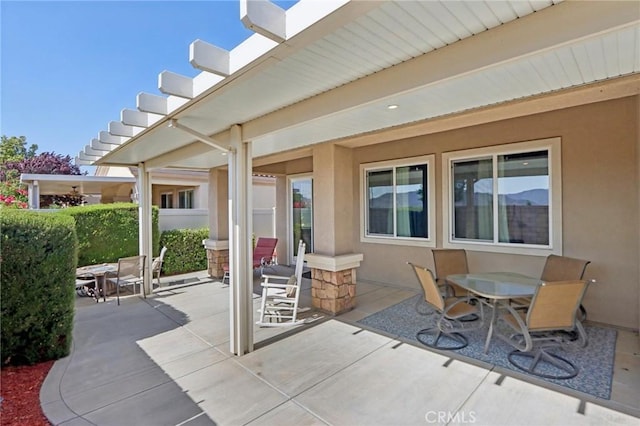 1627 Camino Sueno, Hemet, CA 92545 - view of patio with outdoor dining area