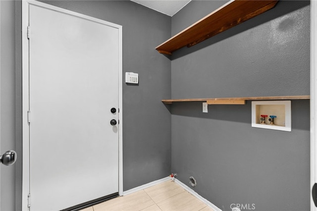 11890 Greenbluff Way, Yucaipa, CA 92399 - washroom with hookup for a washing machine, gas dryer hookup, and light tile patterned floors