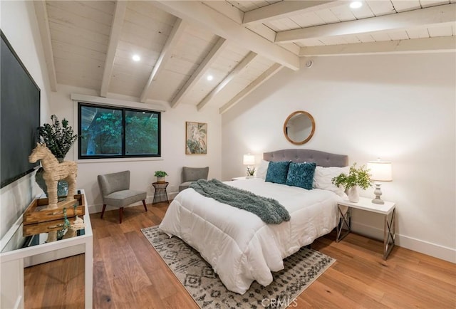 35 Beachcomber Dr, Corona Del Mar, CA 92625 - bedroom featuring wood finished floors, wood ceiling, and recessed lighting