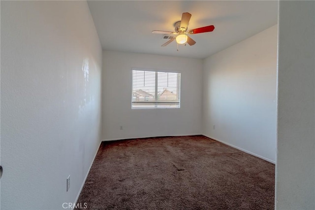 13740 Starshine Dr, Victorville, CA 92392 - empty room featuring carpet flooring and a ceiling fan