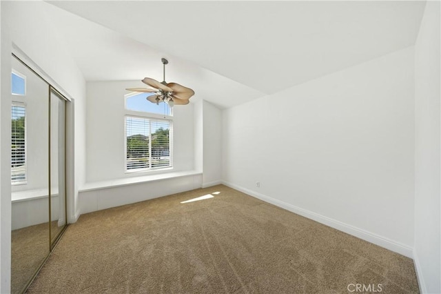 40132 White Leaf Ln, Murrieta, CA 92562 - bonus room with carpet floors, lofted ceiling, and a ceiling fan