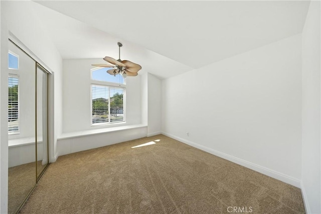 40132 White Leaf Ln, Murrieta, CA 92562 - bonus room with carpet, lofted ceiling, and ceiling fan