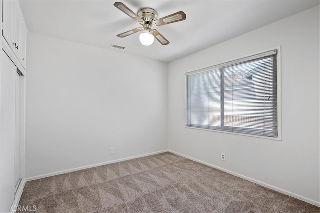 513 W D St, Wilmington, CA 90744 - unfurnished room with carpet floors and a ceiling fan