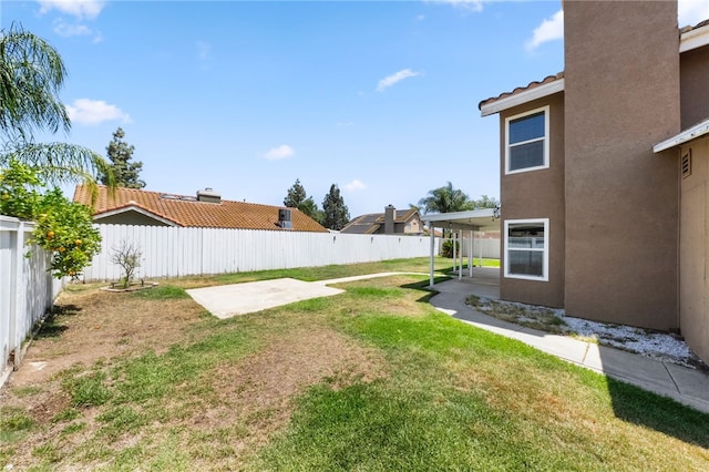 7250 Goldboro Ln, Riverside, CA 92506 - fenced backyard featuring a patio area