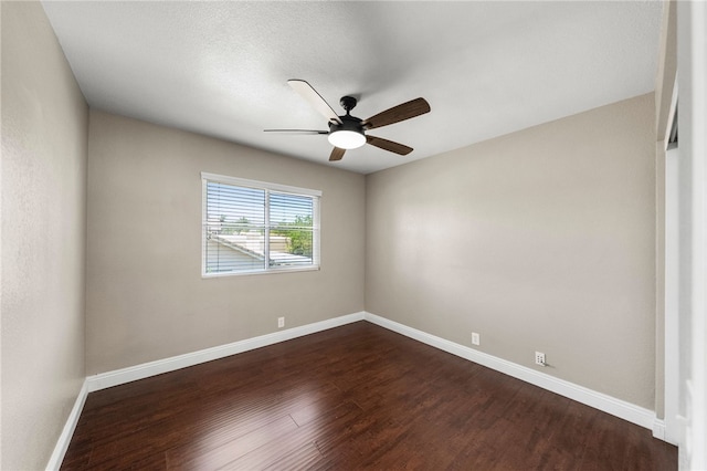 7250 Goldboro Ln, Riverside, CA 92506 - spare room with ceiling fan and dark wood-type flooring