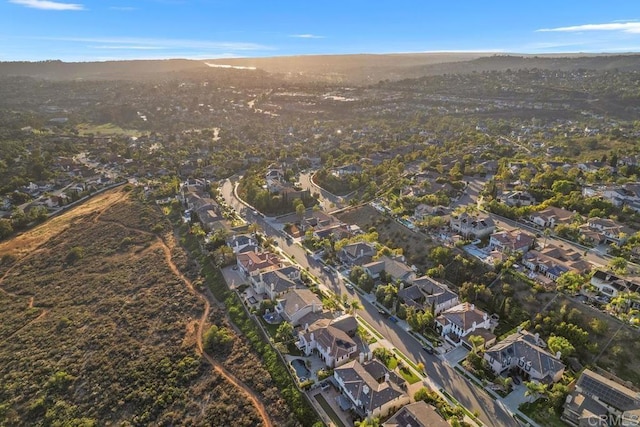 7603 Circulo Sequoia, Carlsbad, CA 92009 - aerial view of property and surrounding area with nearby suburban area