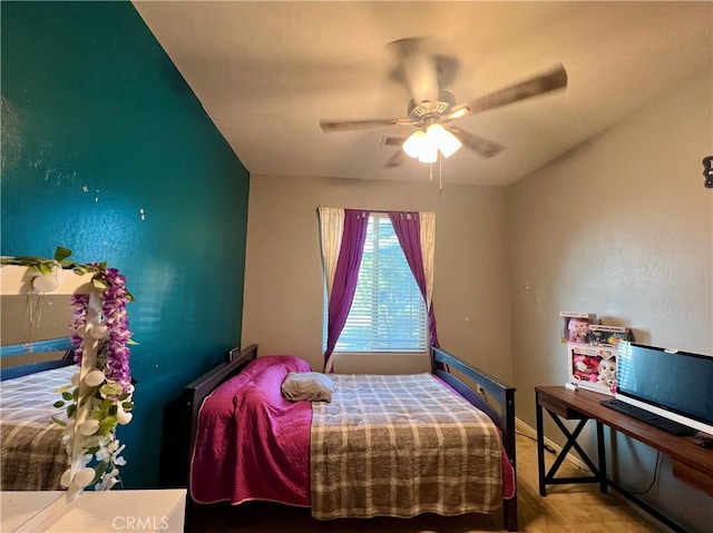 6227 Ocean Jasper Dr, Bakersfield, CA 93313 - bedroom with ceiling fan and carpet floors