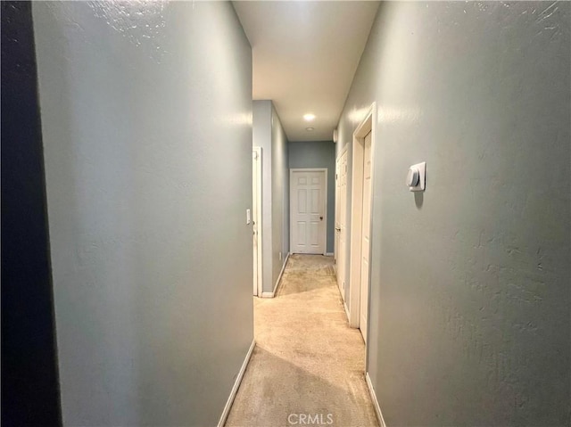 6227 Ocean Jasper Dr, Bakersfield, CA 93313 - hallway featuring light carpet and recessed lighting