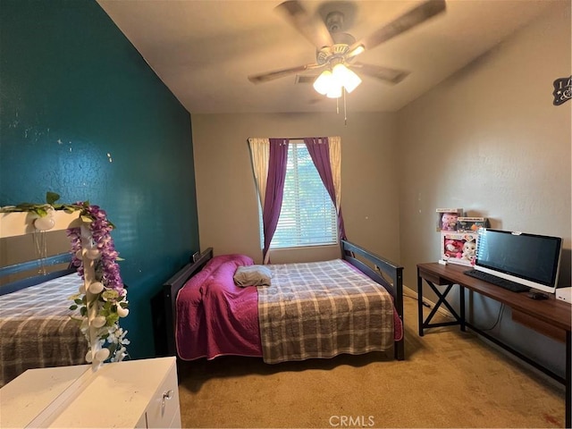 6227 Ocean Jasper Dr, Bakersfield, CA 93313 - carpeted bedroom featuring ceiling fan