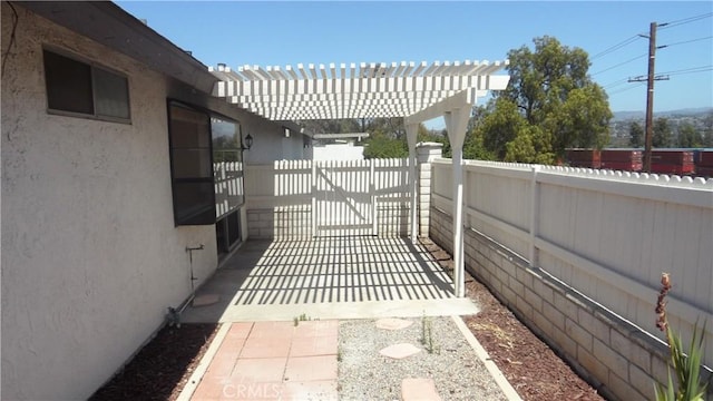 6821 Rocky Grove Ct Unit 13, Yorba Linda, CA 92886 - view of patio / terrace featuring a pergola