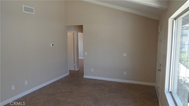 6821 Rocky Grove Ct Unit 13, Yorba Linda, CA 92886 - unfurnished room featuring lofted ceiling