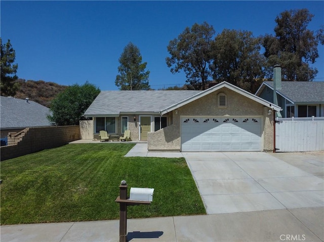 27763 Sequoia Glen Dr, Valencia, CA 91354 - ranch-style home featuring a garage and concrete driveway