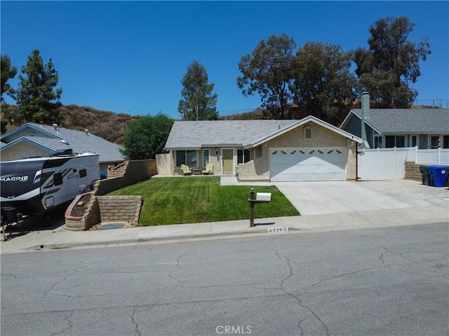 27763 Sequoia Glen Dr, Valencia, CA 91354 - ranch-style home with a garage and concrete driveway