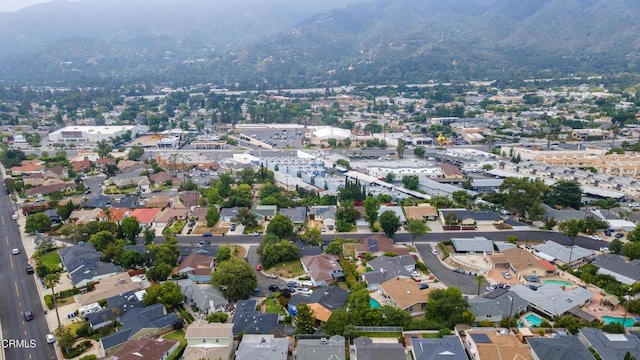 3036 Fairesta St, La Crescenta, CA 91214 - aerial overview of property's location featuring a mountainous background