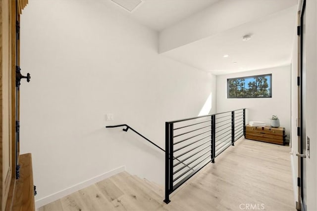 756 W 19th St Unit B, Costa Mesa, CA 92627 - stairs with wood finished floors and baseboards