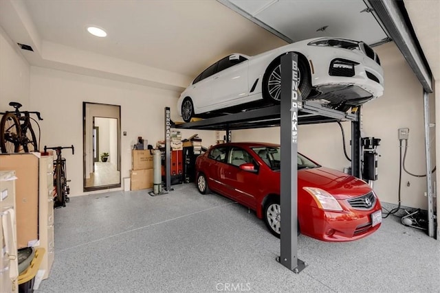 756 W 19th St Unit B, Costa Mesa, CA 92627 - garage with recessed lighting