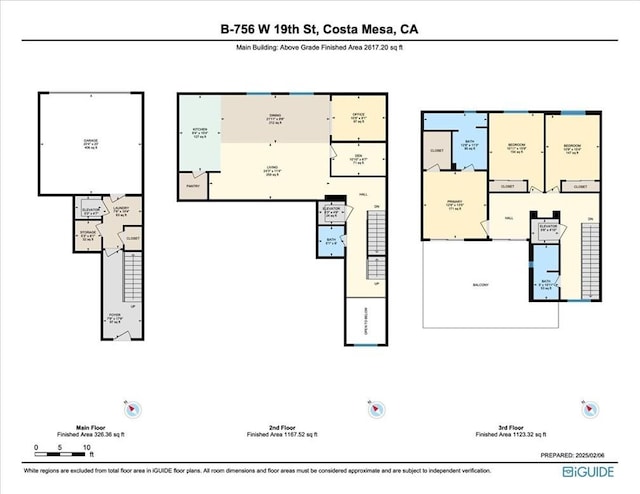 756 W 19th St Unit B, Costa Mesa, CA 92627 - view of home floor plan