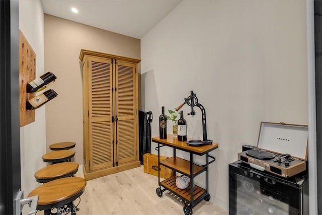 756 W 19th St Unit B, Costa Mesa, CA 92627 - home office with wood finished floors and recessed lighting