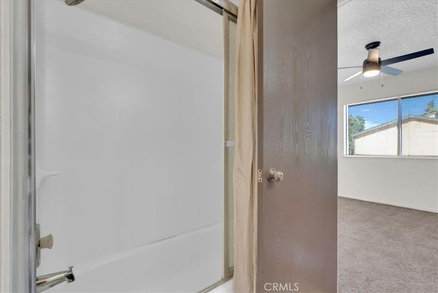 4676 E Alamos Ave Unit 127, Fresno, CA 93726 - full bath with  shower combination and a ceiling fan