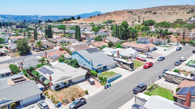 9933 Golden W Ln, Santee, CA 92071 - aerial perspective of suburban area with a mountainous background