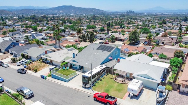 9933 Golden W Ln, Santee, CA 92071 - aerial perspective of suburban area featuring a mountain backdrop