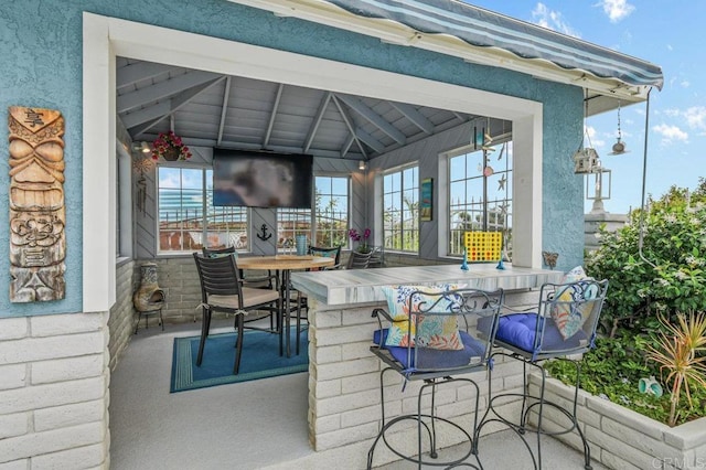 9933 Golden W Ln, Santee, CA 92071 - view of patio with a gazebo