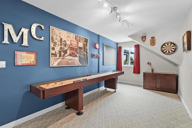9933 Golden W Ln, Santee, CA 92071 - recreation room featuring carpet and track lighting