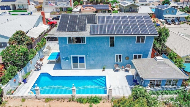 9933 Golden W Ln, Santee, CA 92071 - aerial view of residential area with a pool
