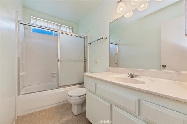 2747 Persimmon Pl, Riverside, CA 92506 - bathroom with vanity and shower / bath combination with glass door