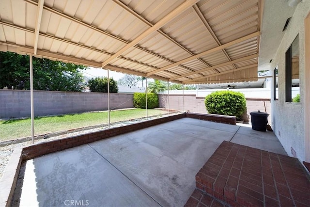 11815 Rimrock Dr, La Mirada, CA 90638 - fenced backyard with a patio area
