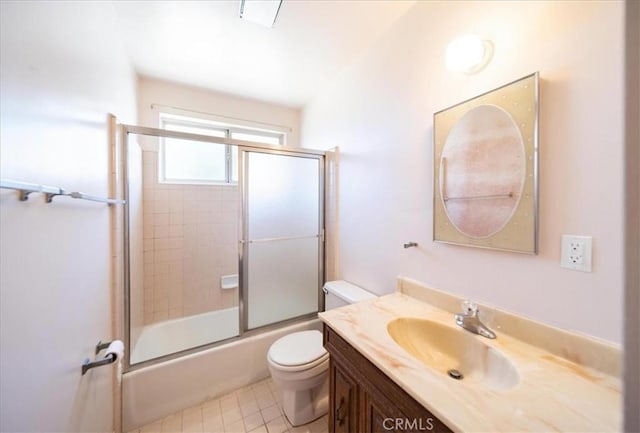 11815 Rimrock Dr, La Mirada, CA 90638 - bathroom with vanity and bath / shower combo with glass door