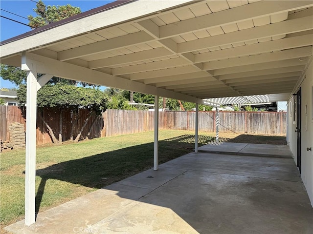 3055 Ronald St, Riverside, CA 92506 - fenced backyard featuring a patio