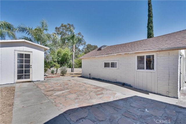 156 N Sunset Ave, Banning, CA 92220 - view of patio featuring an outdoor structure